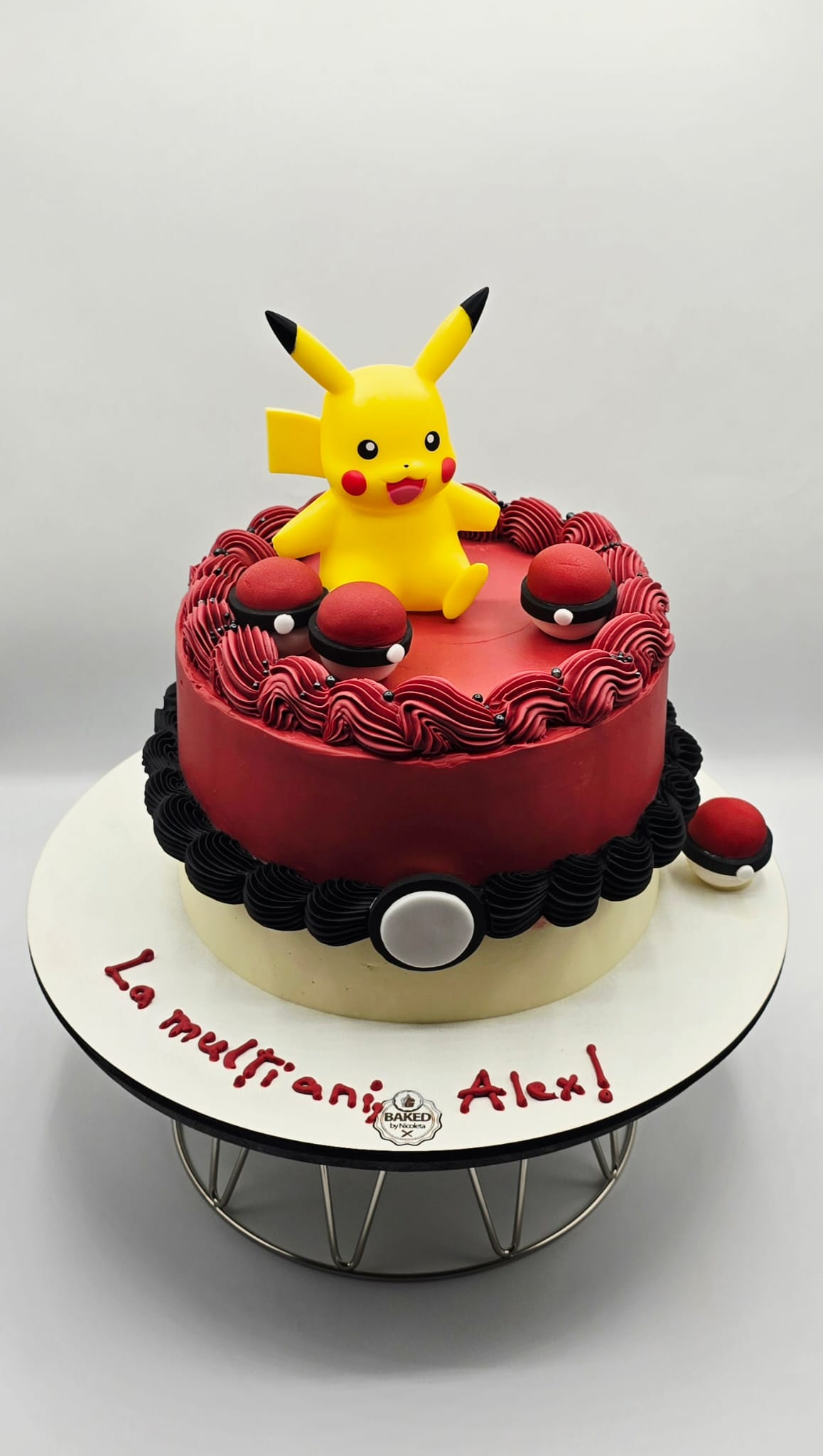 Bespoke custom celebration cake for Boys & Adventures handcrafted by Nicoleta